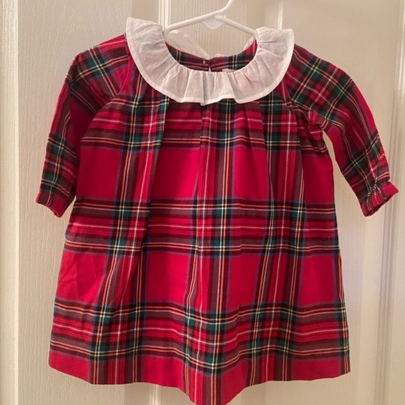 Hope and Henry Plaid Holiday Dress Size 6-9 Months - Picture 1 of 5
